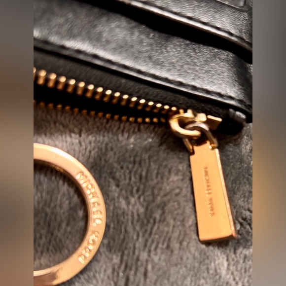 🖤 Michael Kors Jet Set Black Glitter ID Card Holder - Picture 6 of 8